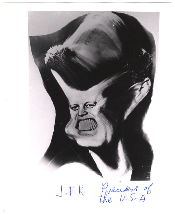 President John F. Kennedy (distortion)