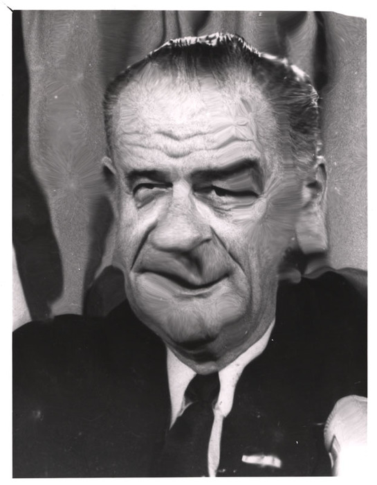 Lyndon Baines Johnson (distortion)