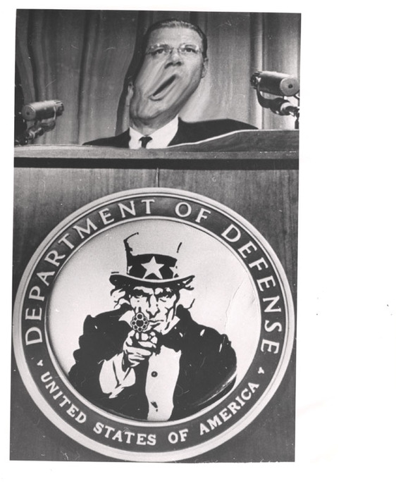 [Robert S. McNamara distortion with Uncle Sam]