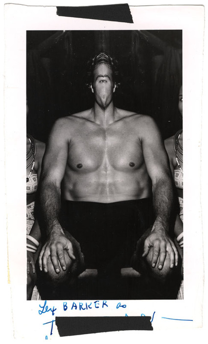 Lex Barker as Tarzan (distortion)