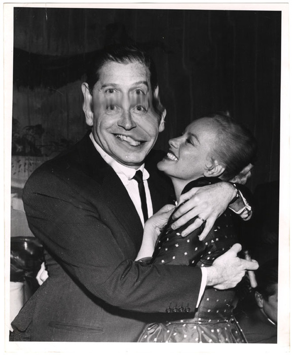 Milton Berle and Faye Emerson (distortion)