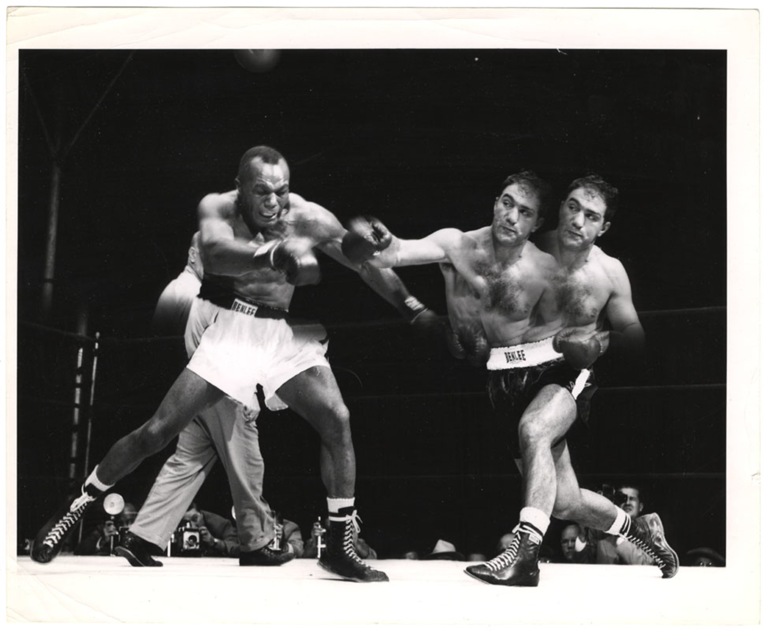 Jersey Joe Walcott and Rocky Marciano (distortion) International