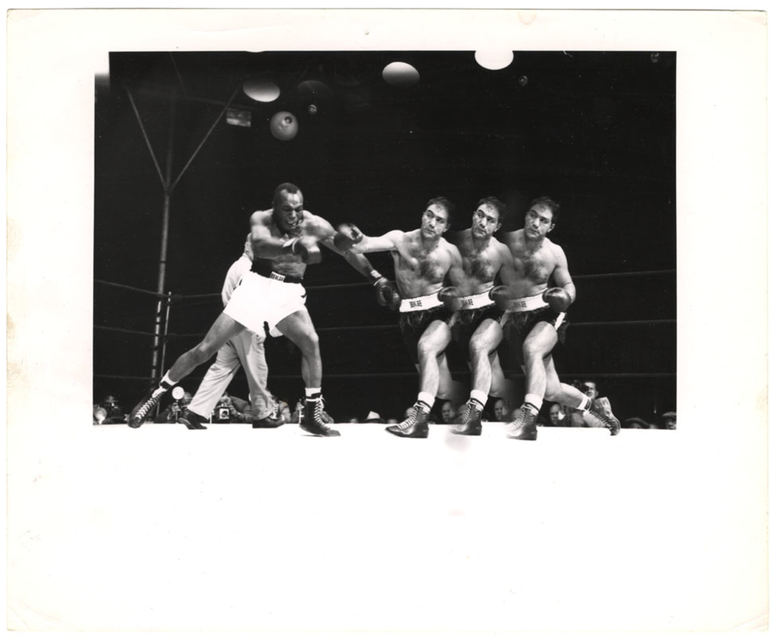 Jersey Joe Walcott and Rocky Marciano (distortion) International