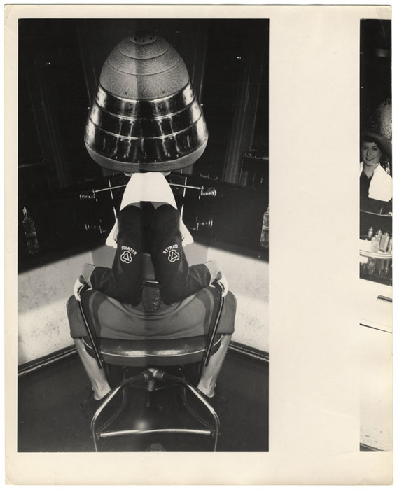 [starter in hair dryer (distortion)]