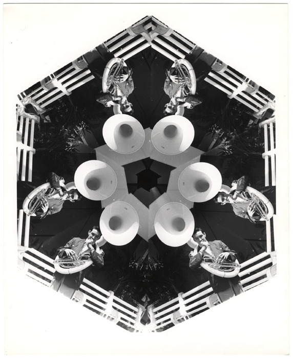 Tuba player (distortion)