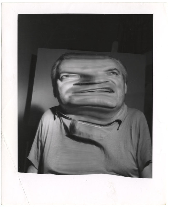 Portrait of a man (distortion)