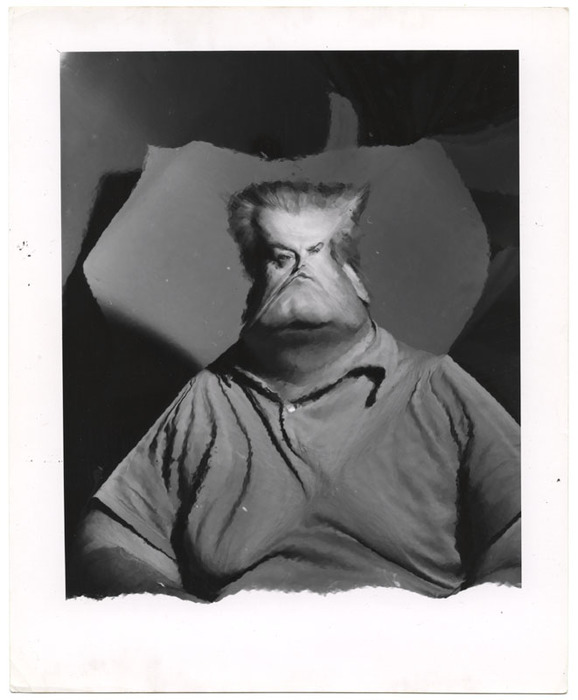 Portrait of a man (distortion)