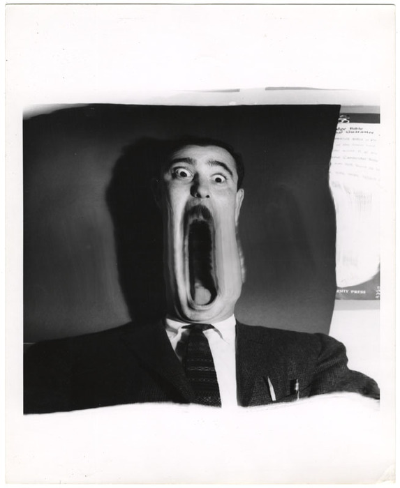 Portrait of a man (distortion)