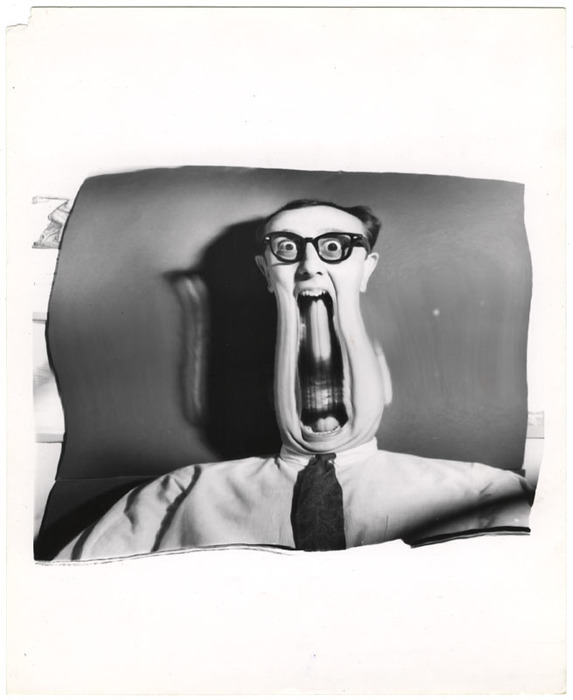 Portrait of a man (distortion)