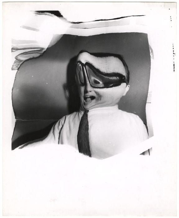 Portrait of a man (distortion)