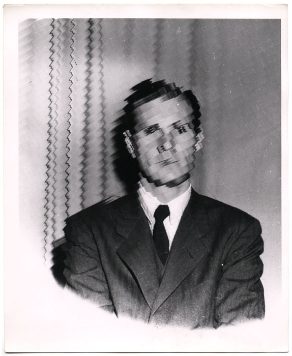 Portrait of a man (distortion)