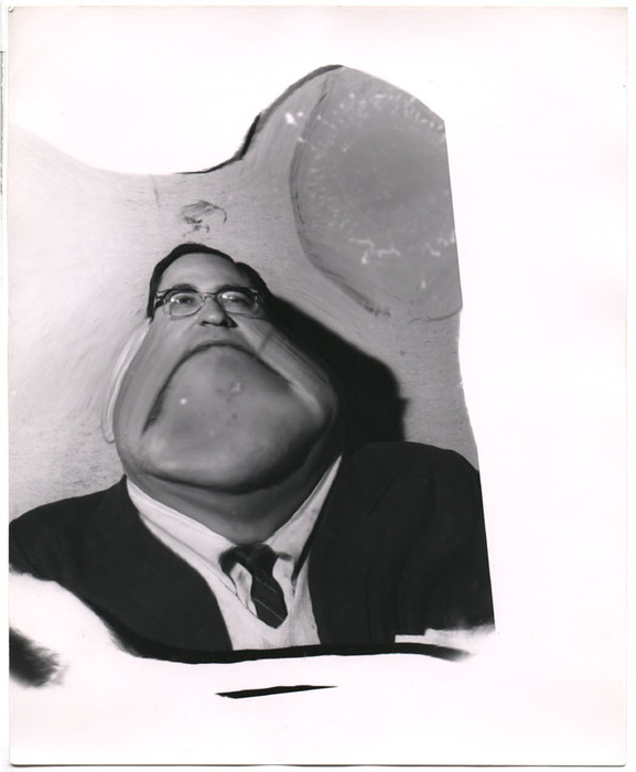 Portrait of a man (distortion)