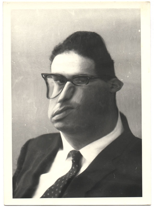 Portrait of a man (distortion)