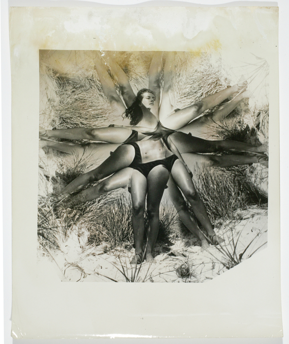 [Model at the beach]