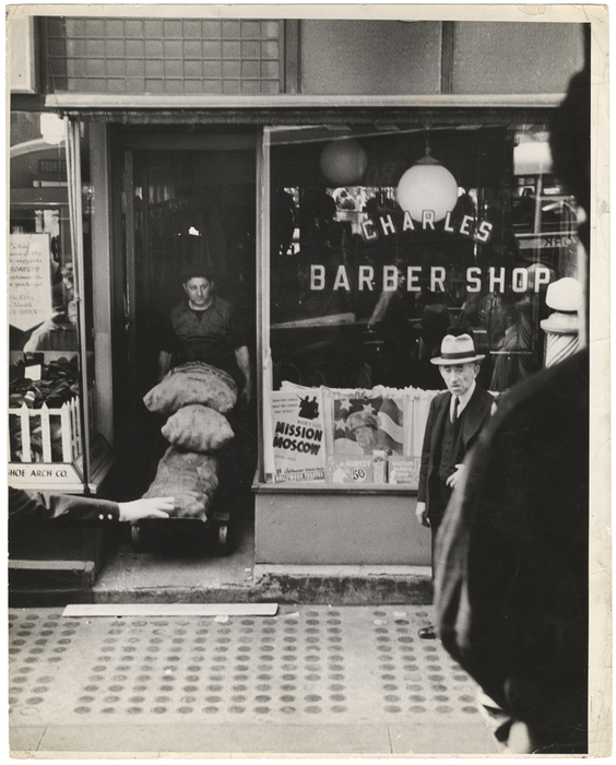 [17,000 pounds of black market potatoes seized from barbershop, New York]