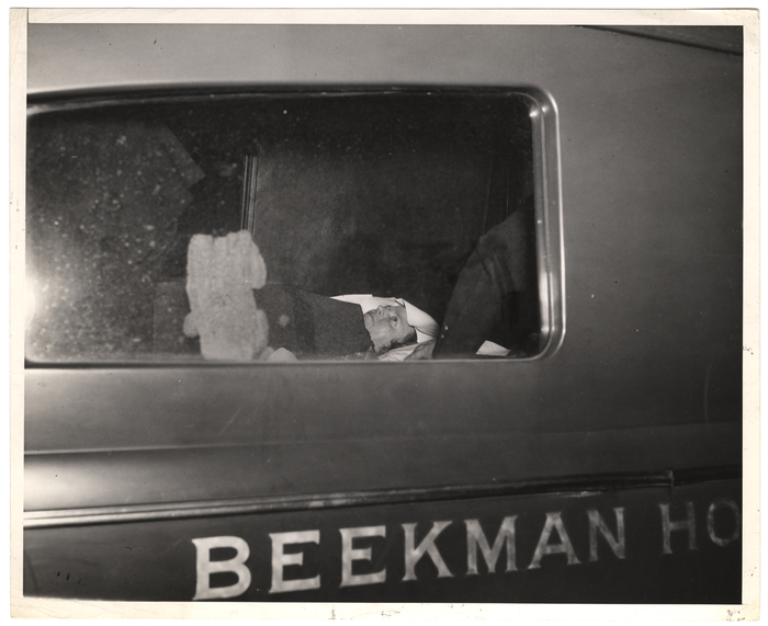 Ambulance's Plunge Brings Death to Two