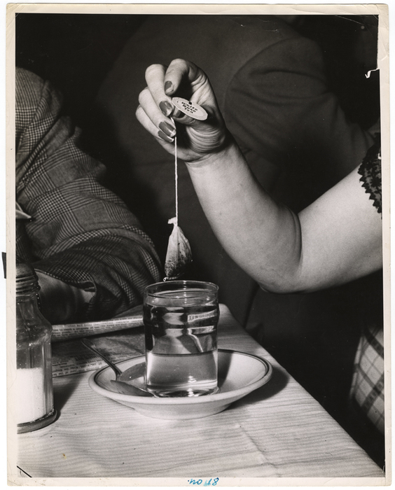 Tea break at the Cafe Royal on Second Avenue, meeting place for Yiddish Theater actors
