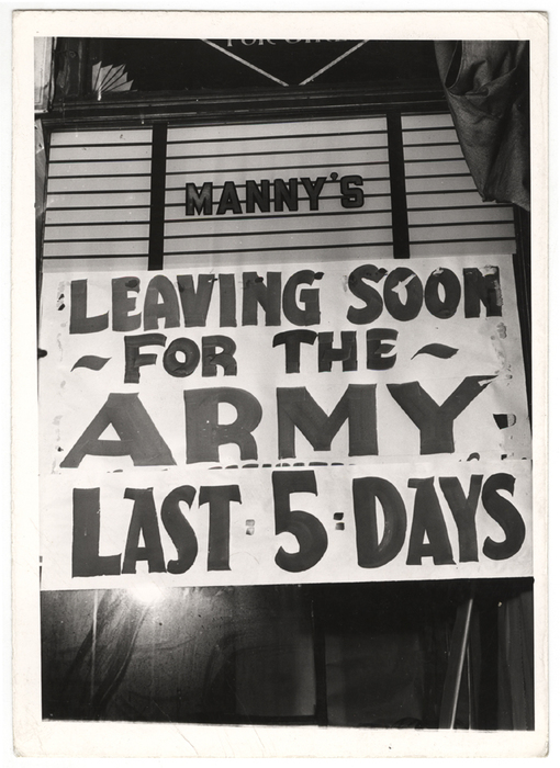 "Wartime New York: Our Little Businessmen Bounced Around by War... This establishment has already closed."
