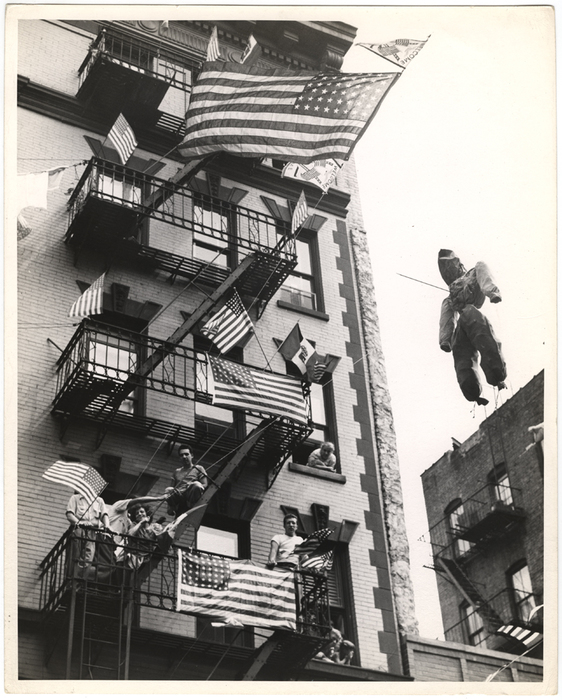 Young East Siders Hang Hirohito in Effigy...