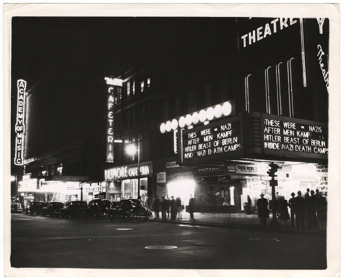 [New York lights up as the brownout is lifted following V-E Day]