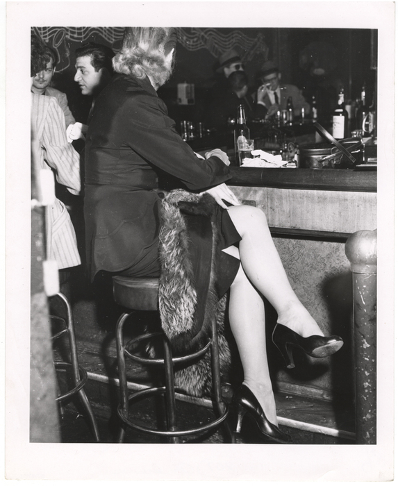 [Woman at a bar]