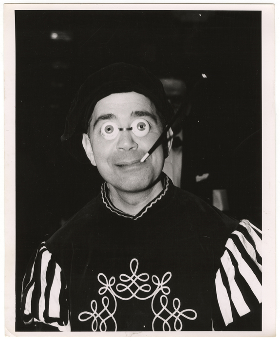 [man wearing costume]