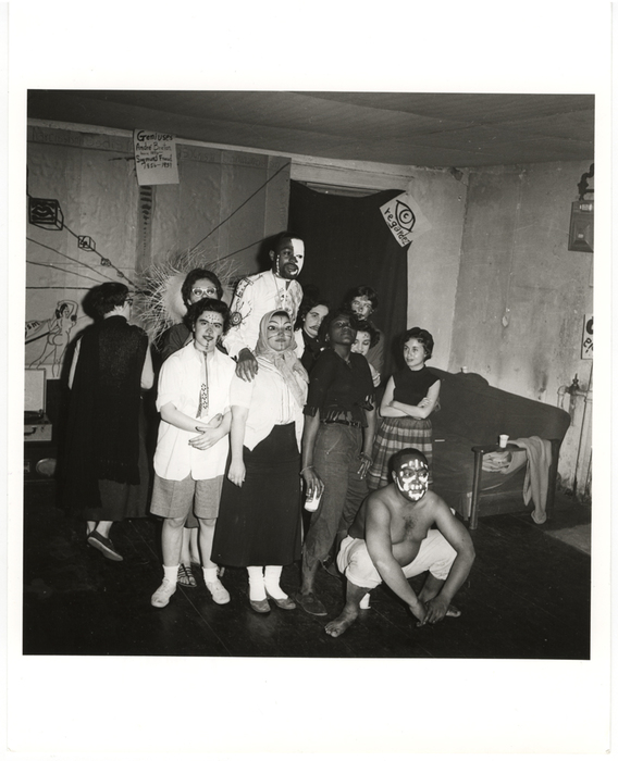 [Ted Joans and the Poetry Circle]