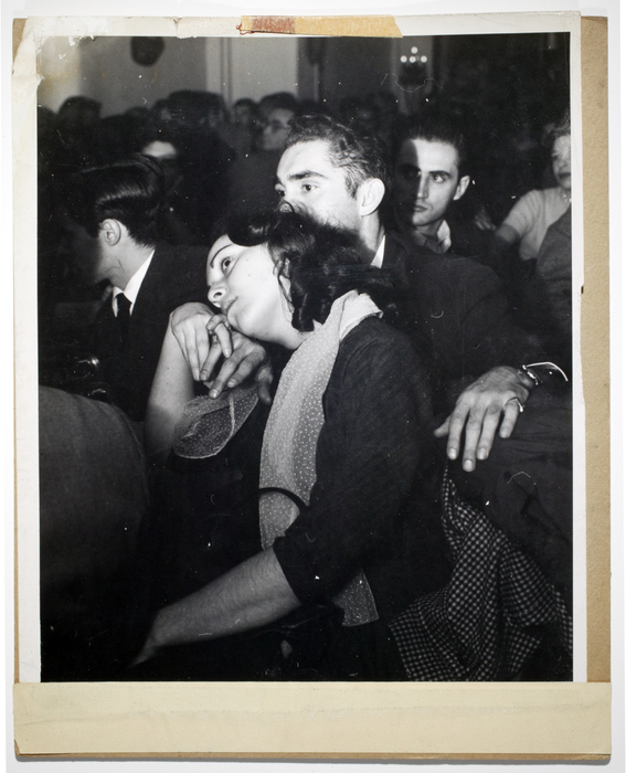 [Couple in Grenwich Village cafe]