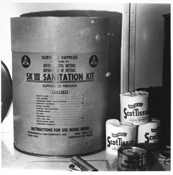 [Survival Supplies Furnished by Office of Civil Defense, Department of Defense, SK III Sanitation Kit]