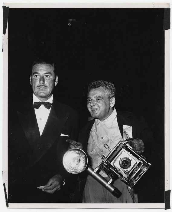 Weegee & Errol Flynn
