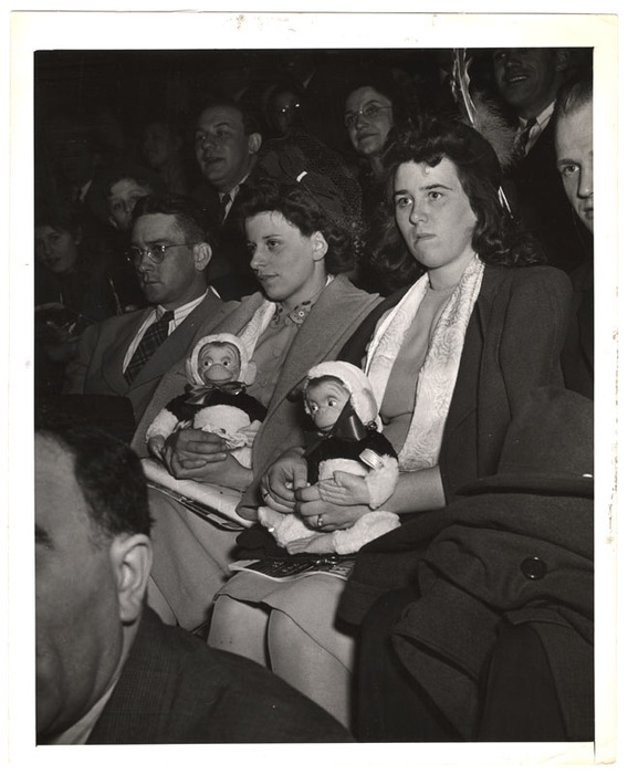 Circus audience members