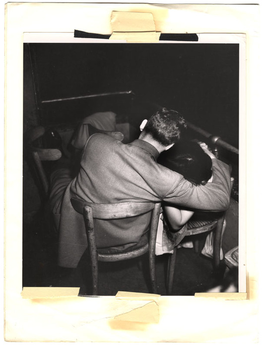 Lovers in a movie theater