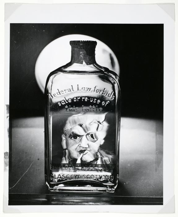 [Weegee in a bottle]