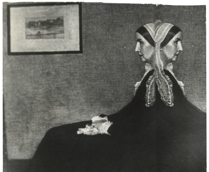 [Whistler's Mother distortion]