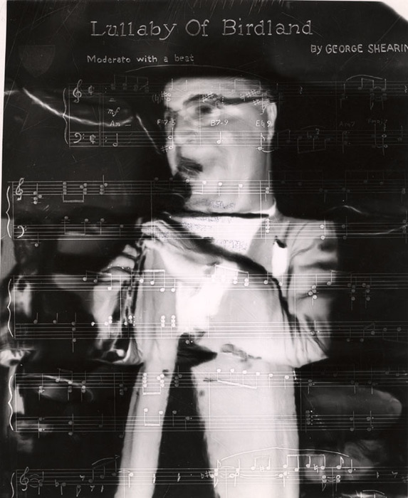 [Benny Goodman with "Lullaby of Birdland" distortion]