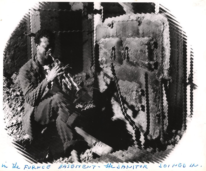 In the Furnce Basement--The Janitor Joined In