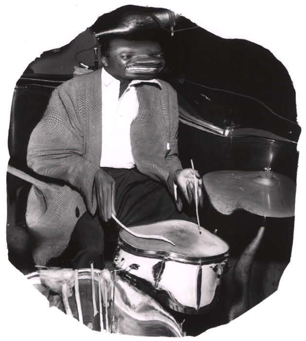 [Drummer distortion]