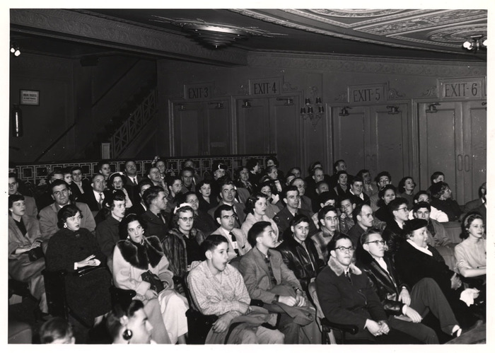 Movie theater audience