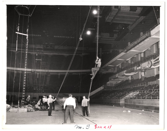 Circus before it opens
