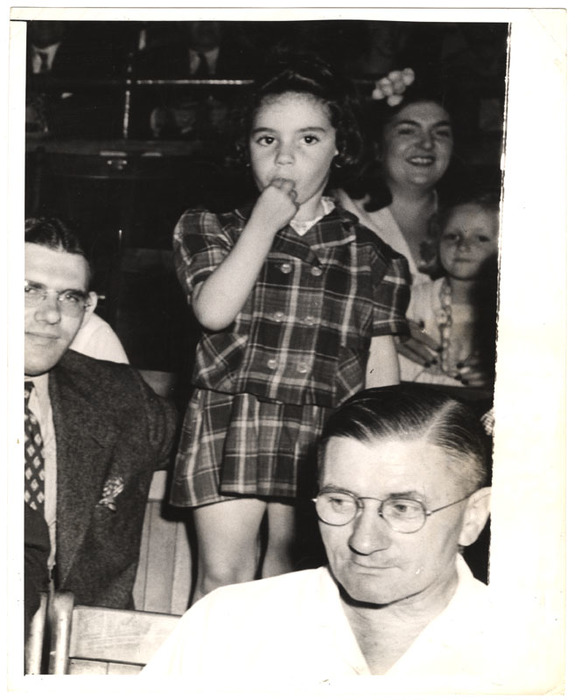 Circus audience members