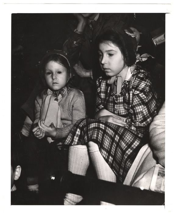 Circus audience members