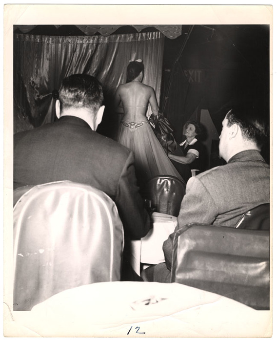 Showgirl on stage