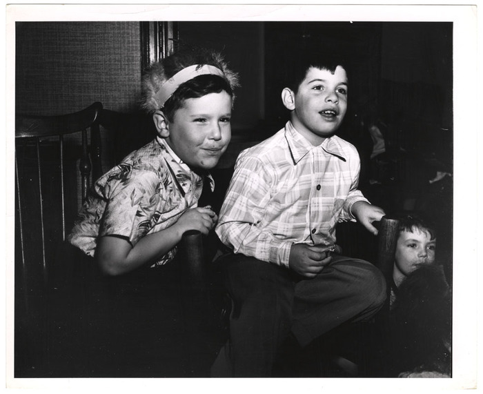 Boys at a birthday party