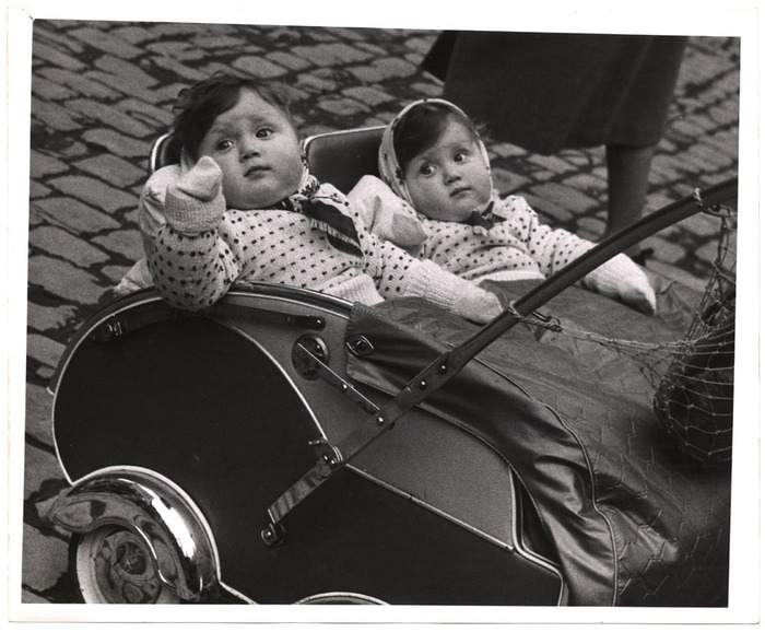 Babies in a carriage