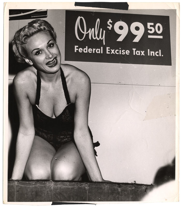 [Model at photography show]