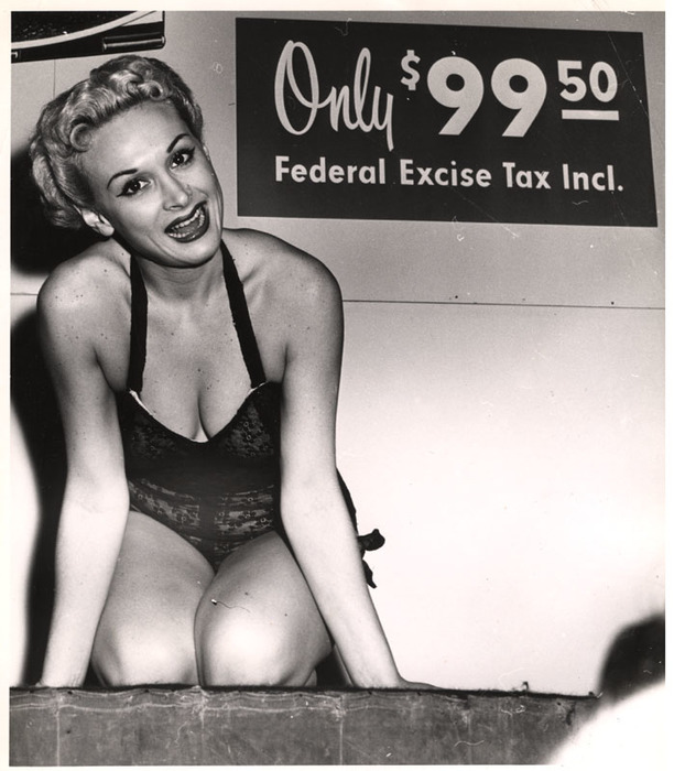 [Model at photography show]