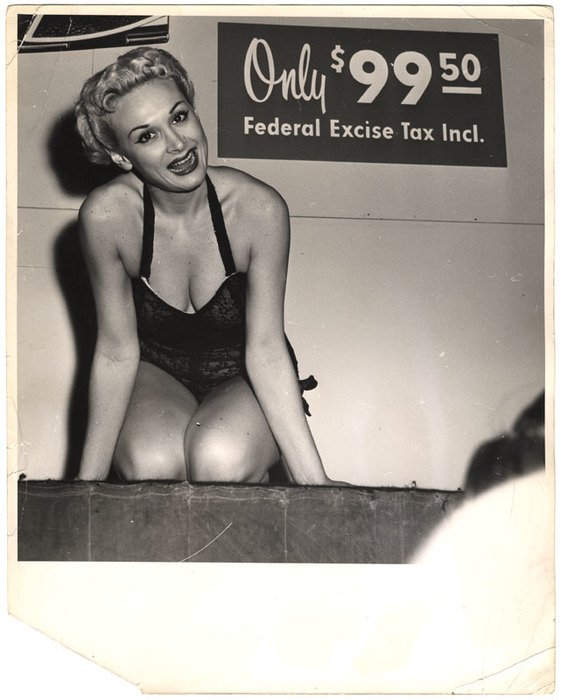 [Model at photography show]