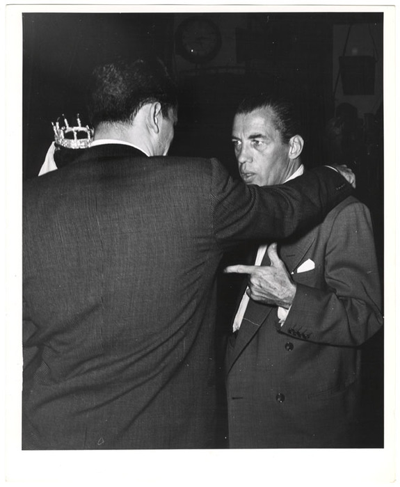 [Julius La Rosa and Ed Sullivan]