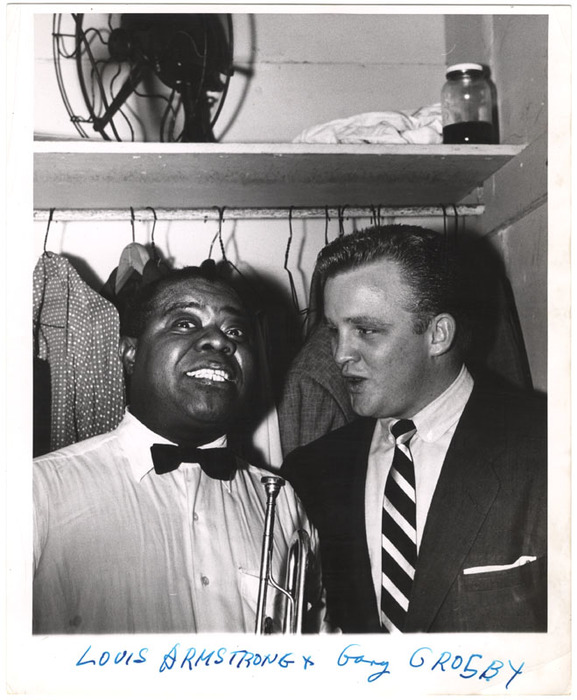 Louis Armstrong + Gary Crosby