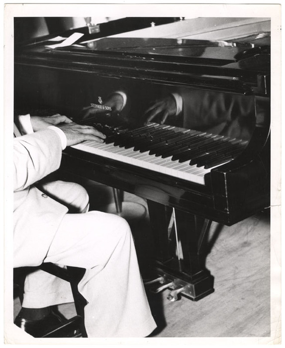 Man playing piano